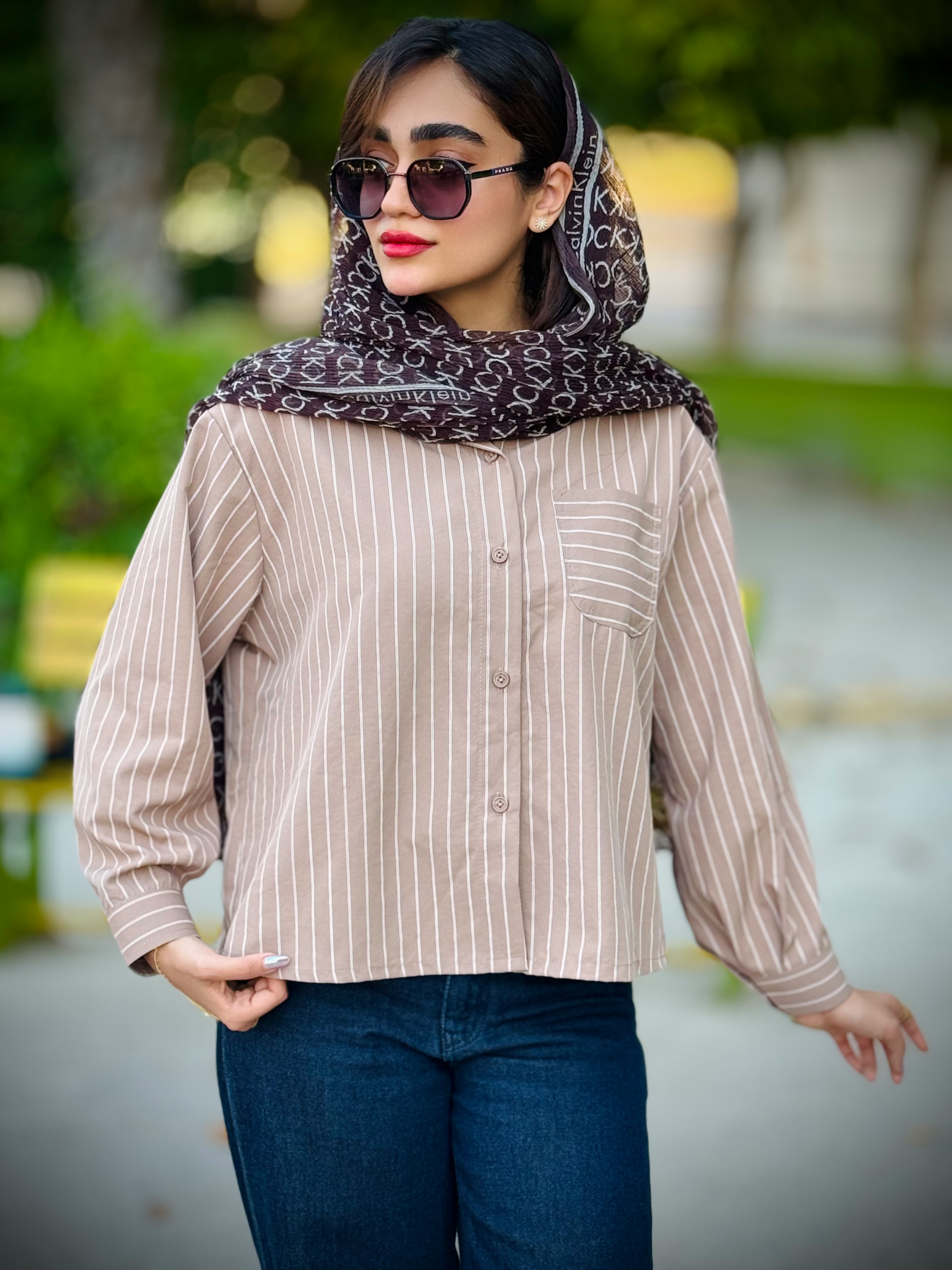 شومیز راه راه